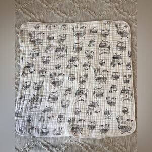 Aden + Anais Baby Security Blanket Lovey 100% Organic Cotton Owl Print